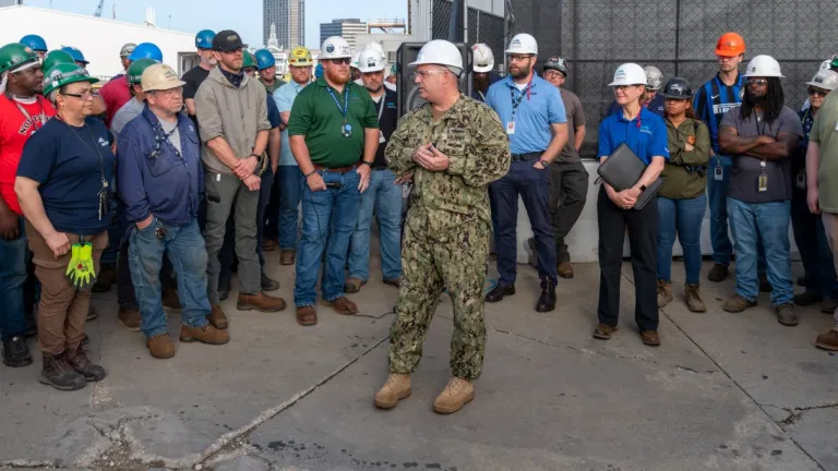 Admiral Rucker Visit