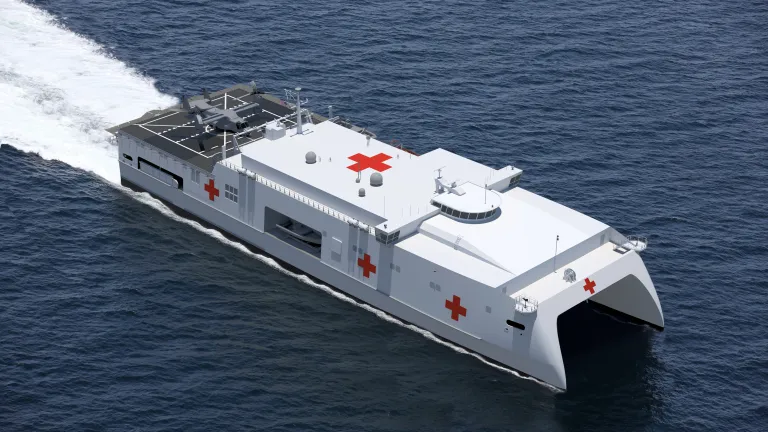 U.S. Navy Expeditionary Medical Ship (EMS) rendering