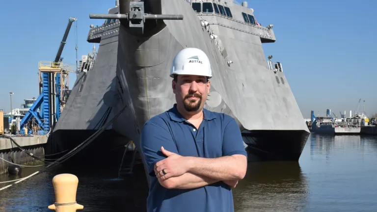 Austal USA Naval Architect Josh Trippi