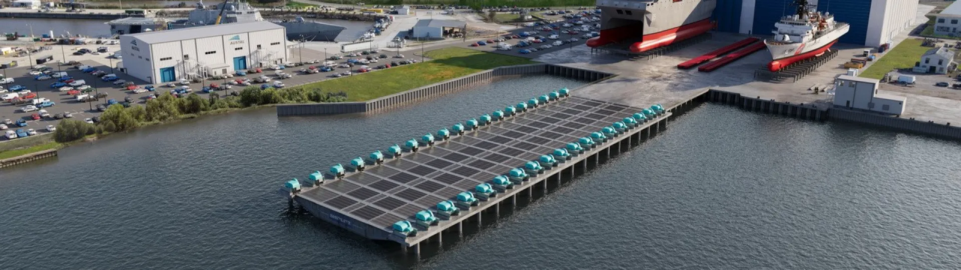 Austal USA new final assembly facility (FA 2) including ship lift